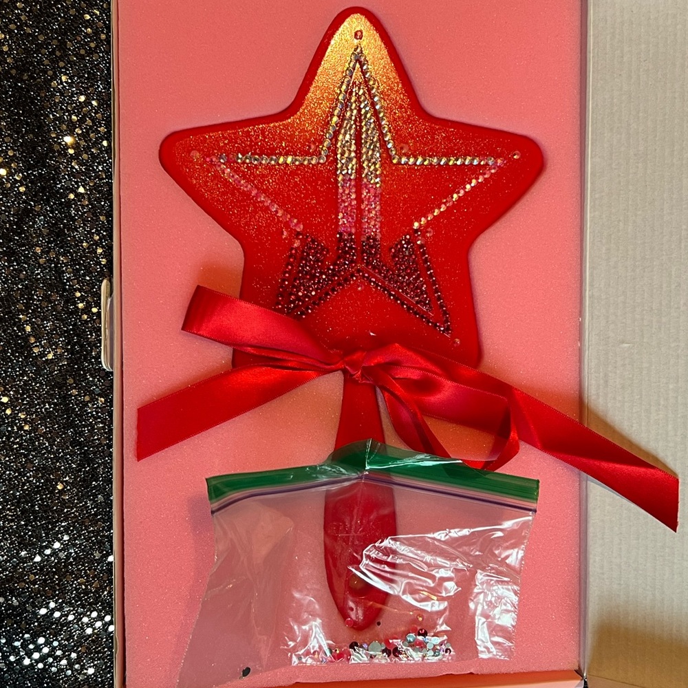 Jeffree Star Cosmetics bedazzled hand mirror